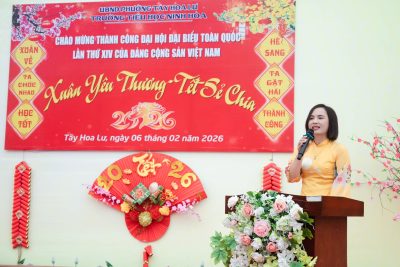 Trường tiểu học Ninh Hòa tổ chức HĐTN: Xuân yêu thương, Tết sẻ chia