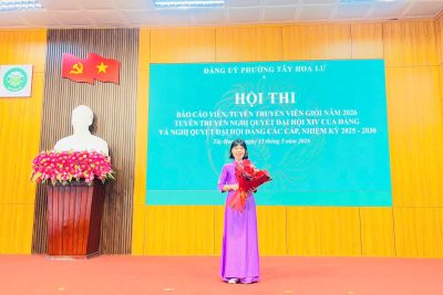 CHÚC MỪNG THÀNH TÍCH TẠI HỘI THI BÁO CÁO VIÊN, TUYÊN TRUYỀN VIÊN GIỎI NĂM 2026