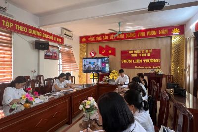 Trường tiểu học Ninh Hòa sinh hoạt chuyên môn liên trường môn Tiếng Việt