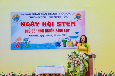 Ngày hội STEM trường tiểu học Ninh Hòa năm học 2024-2025