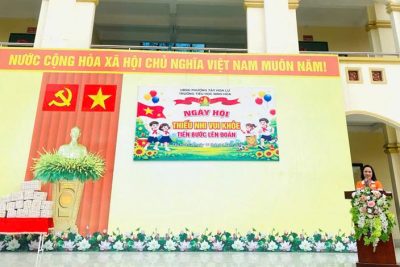 Trường tiểu học Ninh Hòa tổ chức chương trình Thiếu nhi vui khỏe-Tiến bước lên đoàn